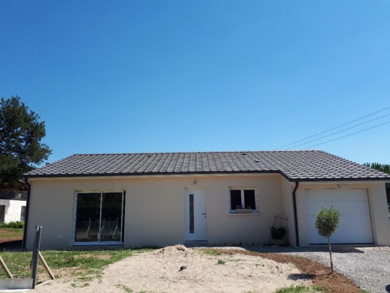 Réalisation d&rsquo;une maison plain pied à Saint Georges les Bains 07800
